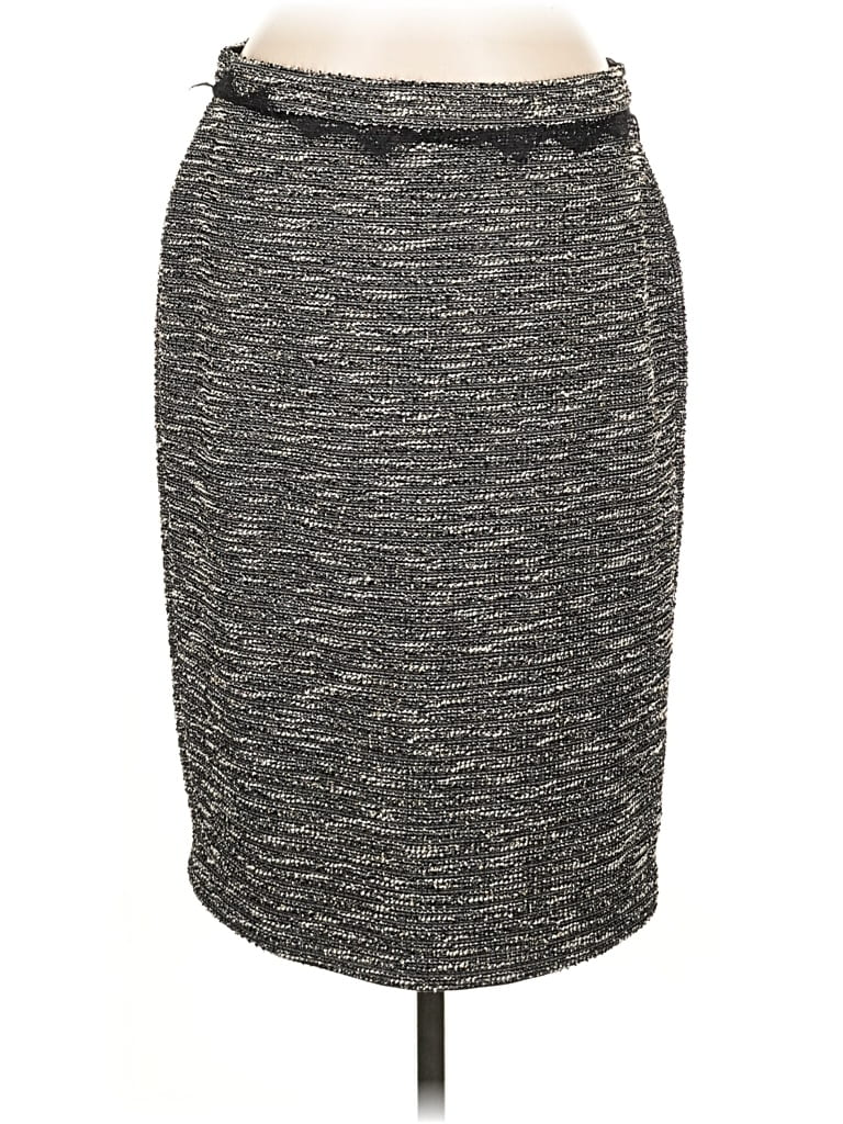 Pre-owned Ann Taylor Casual Skirt In Gray