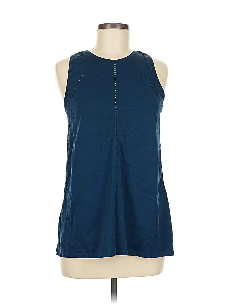 Pre-owned Athleta Sleeveless T-shirt In Blue