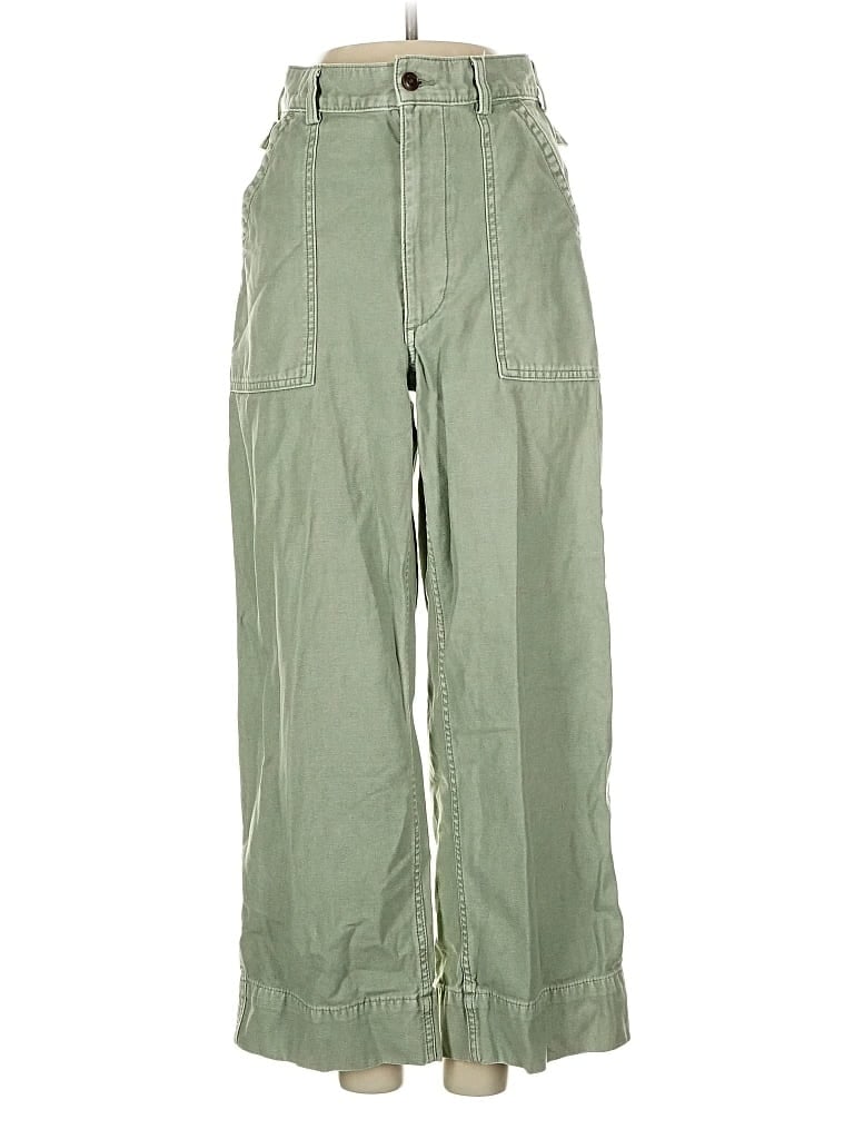 Pre-owned Abercrombie & Fitch Cargo Pants In Green