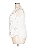 Pale Sky White Sleeveless Blouse Size 2X - photo 5