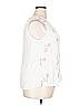 Pale Sky White Sleeveless Blouse Size 2X - photo 4