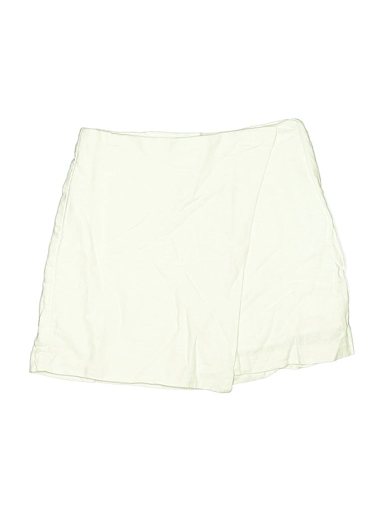 Pre-owned Abercrombie & Fitch Casual Skirt In White
