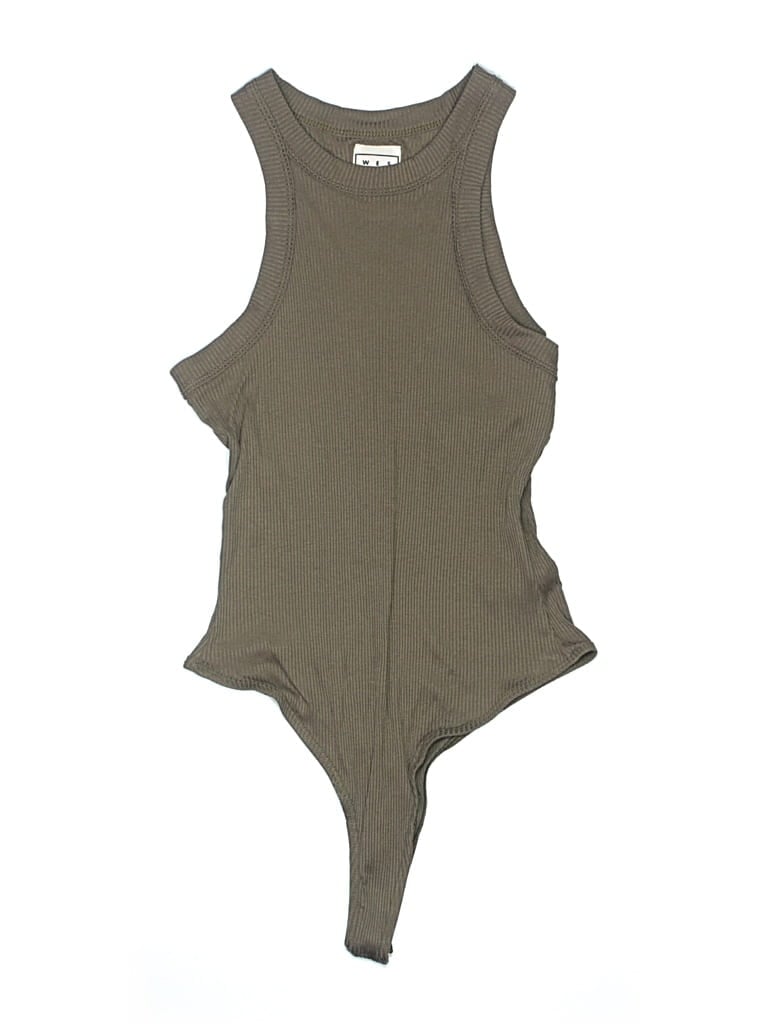 Pre-owned Wesley Bodysuit In Green