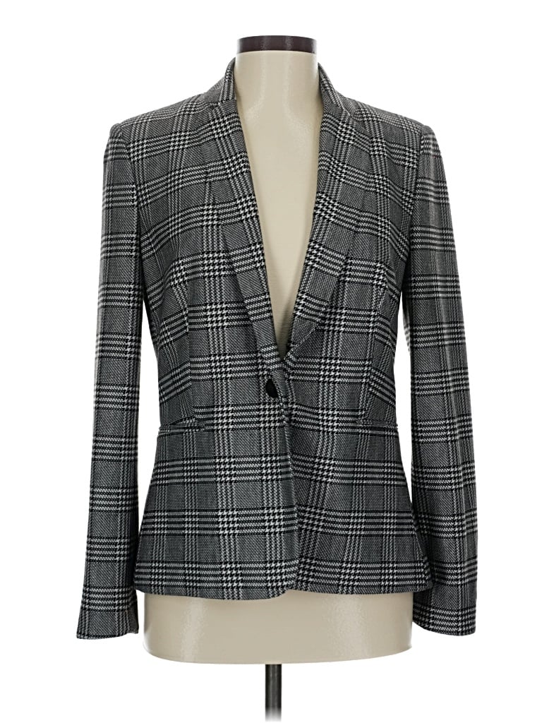 Pre-owned Mango Blazer Jacket In Gray