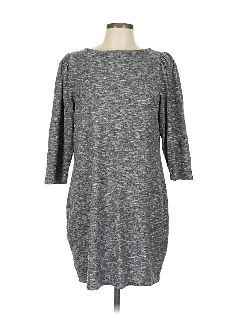 Pre-owned Leith Casual Dress In Gray