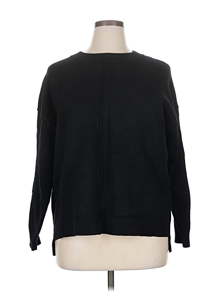 Pre-owned Unbranded Pullover Sweater In Black