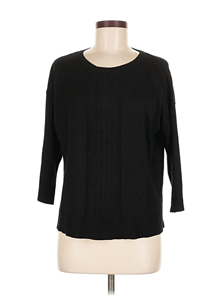 Pre-owned Melissa Paige Pullover Sweater In Black