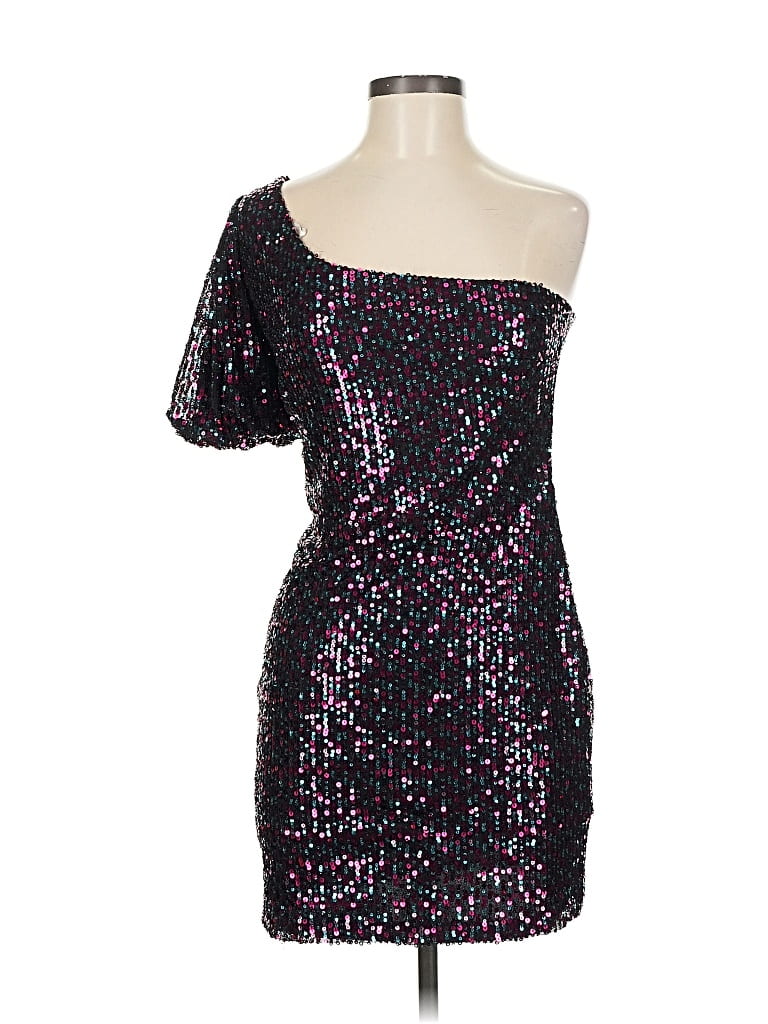 Pre-owned Lulus Cocktail Dress In Black