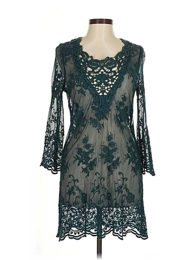 Pre-owned Xcvi Cocktail Dress In Blue