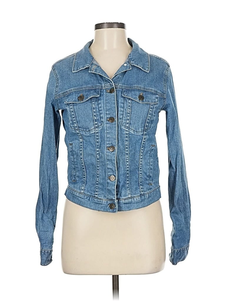 Pre-owned Garnet Hill Denim Jacket In Blue