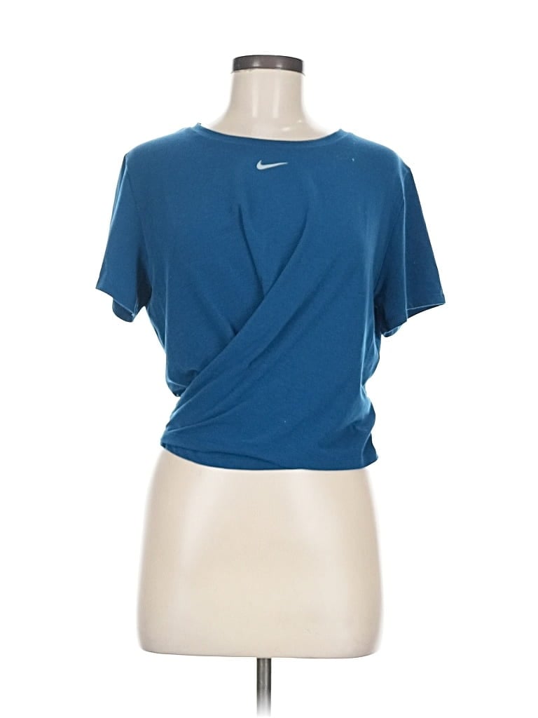 Pre-owned Nike Active T-shirt In Blue