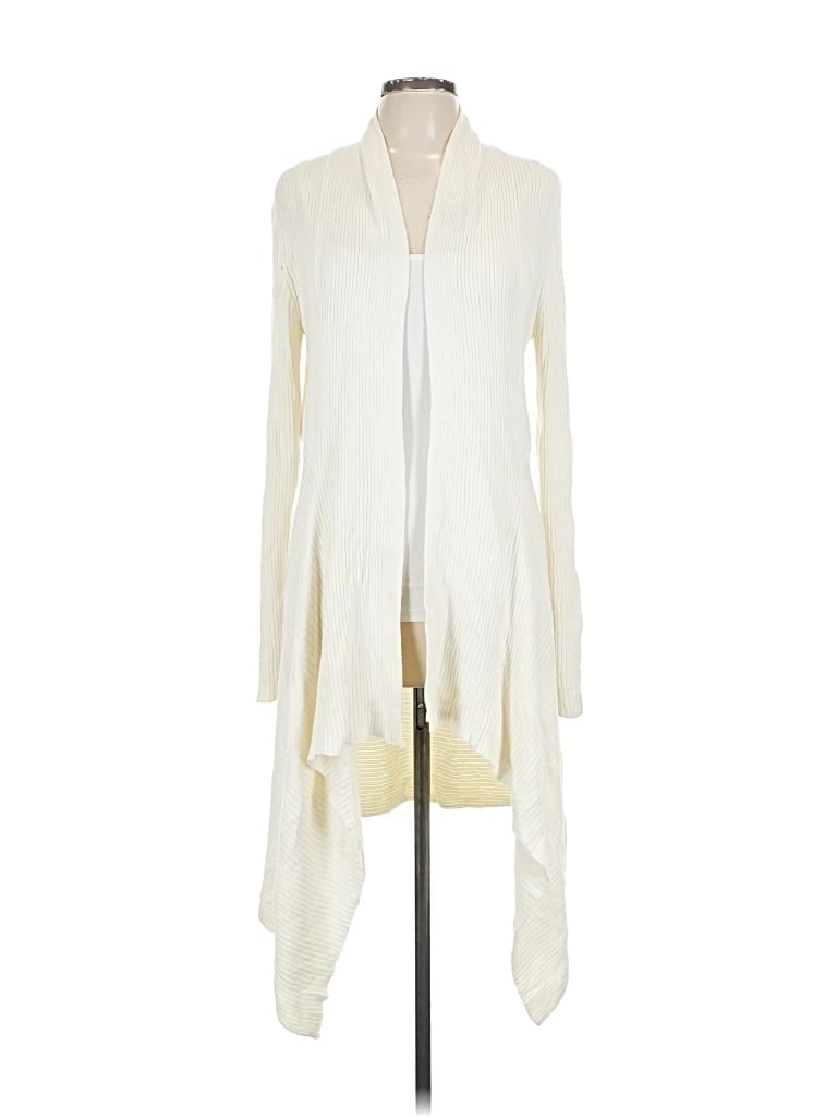 Pre-owned The Limited Cardigan Sweater In White
