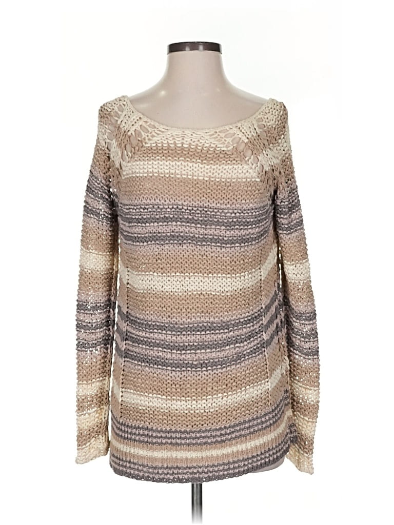 Pre-owned Free People Pullover Sweater In Brown