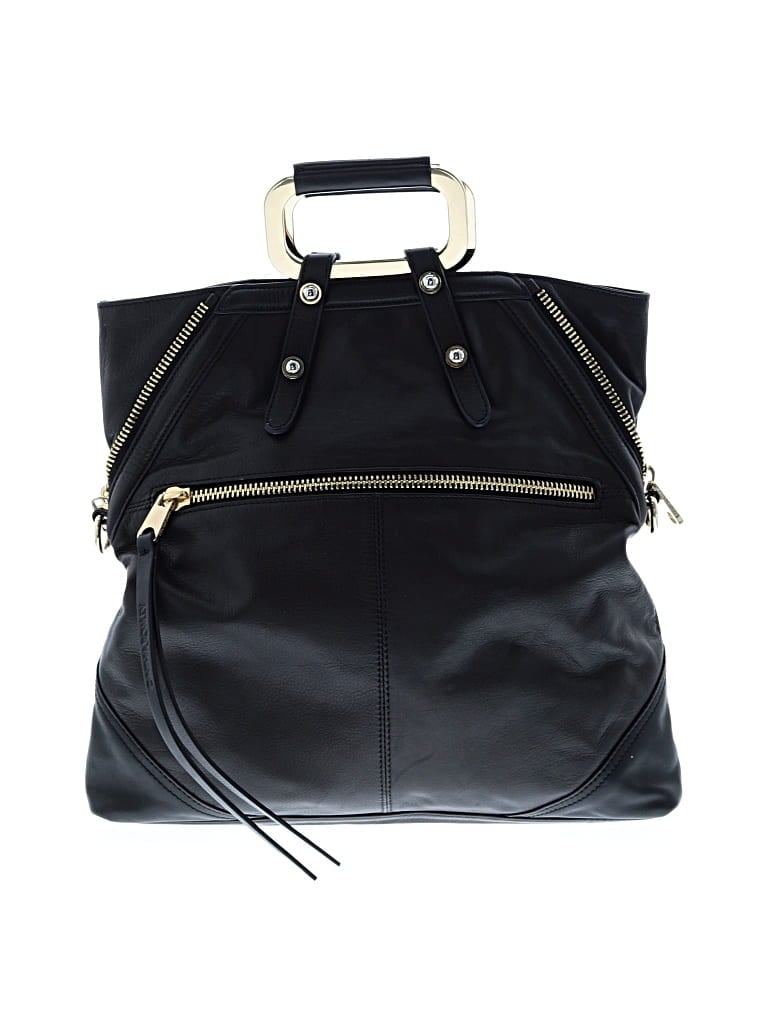 Pre-owned Cynthia Rowley Leather Satchel In Black