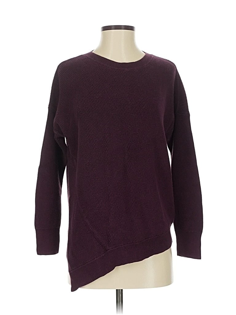 Pre-owned Athleta Pullover Sweater In Burgundy