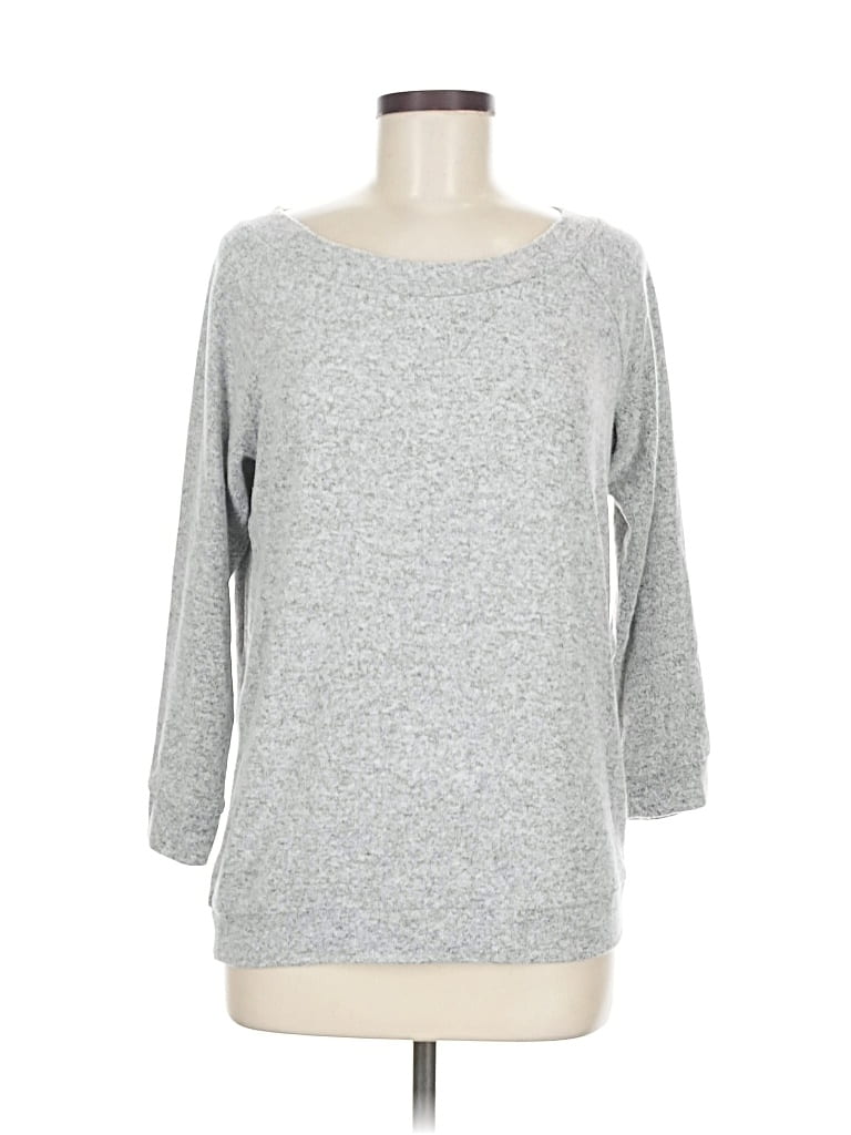 Pre-owned Market & Spruce Pullover Sweater In Gray