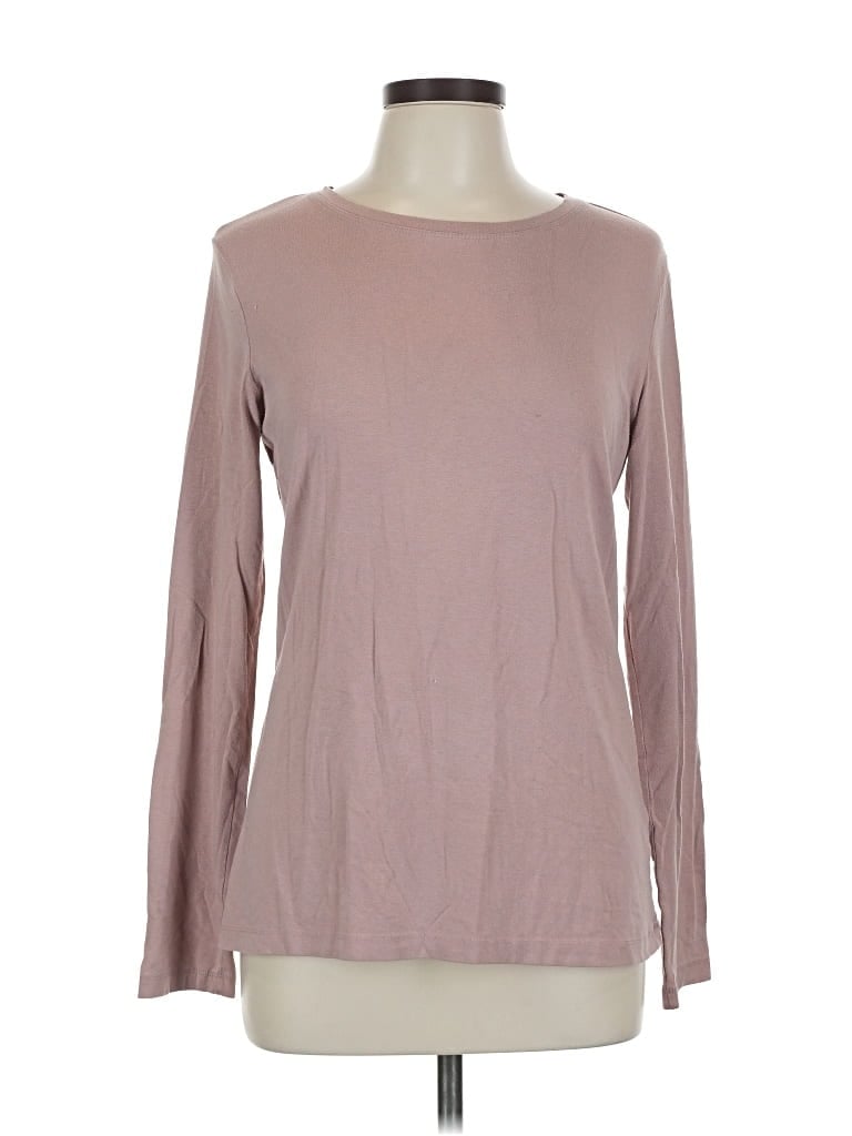 Pre-owned Apt. 9 Long Sleeve T-shirt In Pink