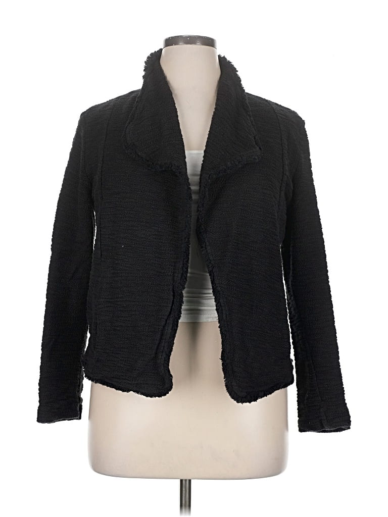 Pre-owned Marc New York By Andrew Marc Performance Cardigan Sweater In Black