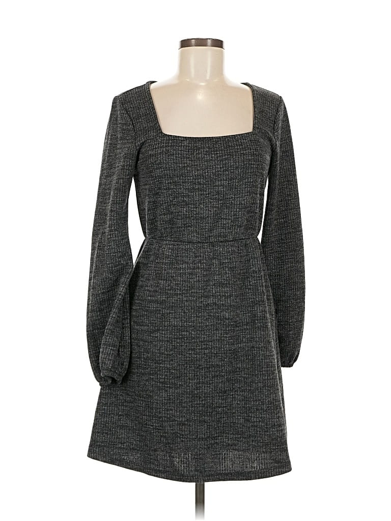 Pre-owned Xhilaration Casual Dress In Gray