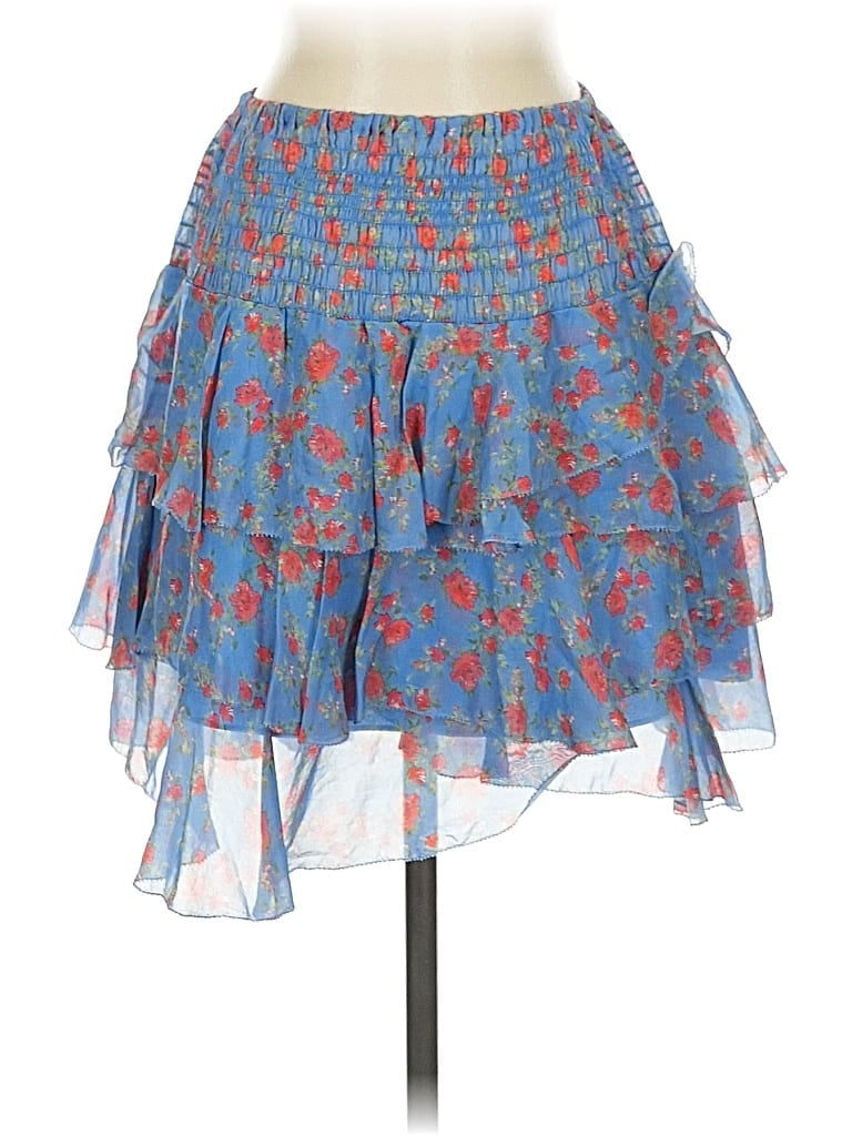 Pre-owned Intermix Casual Skirt In Blue