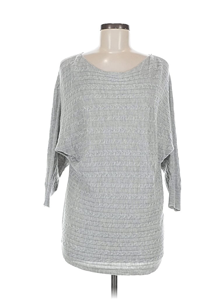 Pre-owned Market & Spruce Pullover Sweater In Silver
