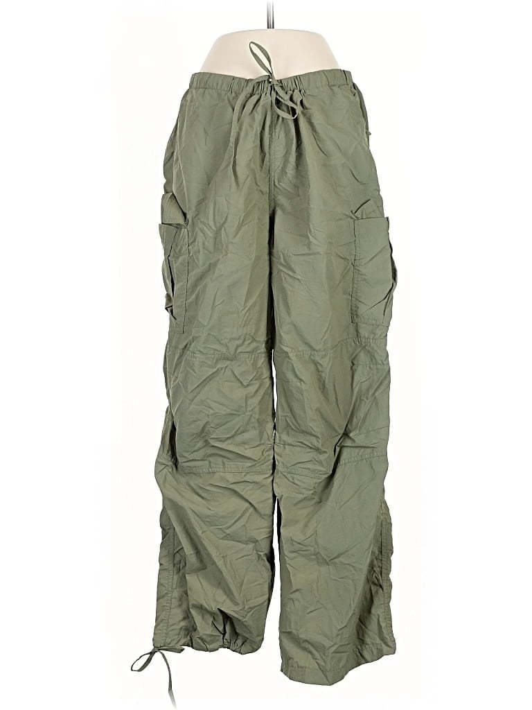 Pre-owned Double Zero Cargo Pants In Green