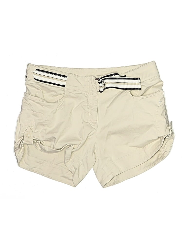 Pre-owned Nike Khaki Shorts In White