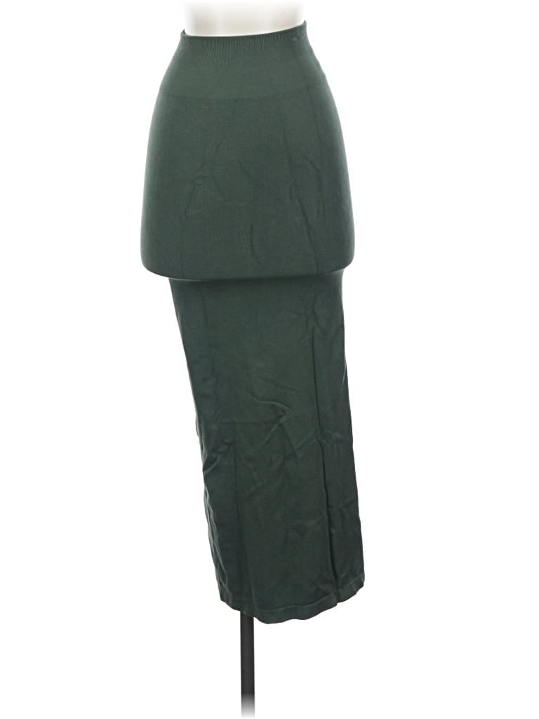 Pre-owned Fabletics Formal Skirt In Green