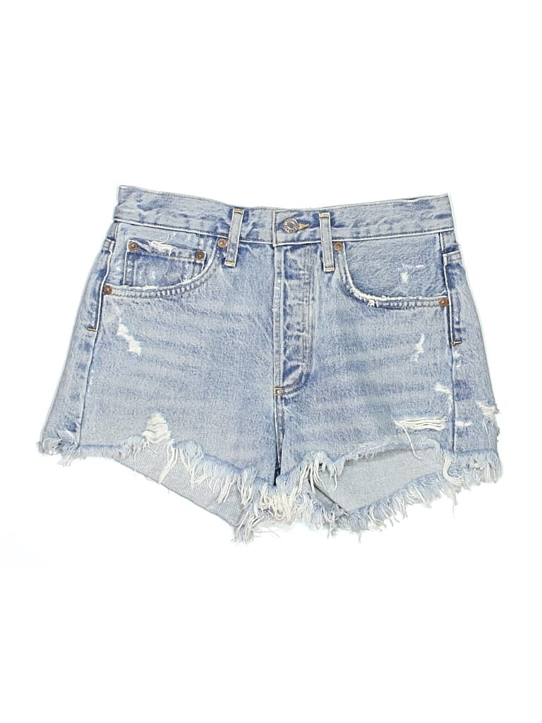 Pre-owned Agolde Denim Shorts In Blue