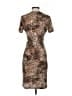 Anne Klein Animal Print Brown Cocktail Dress Size 4 - photo 2