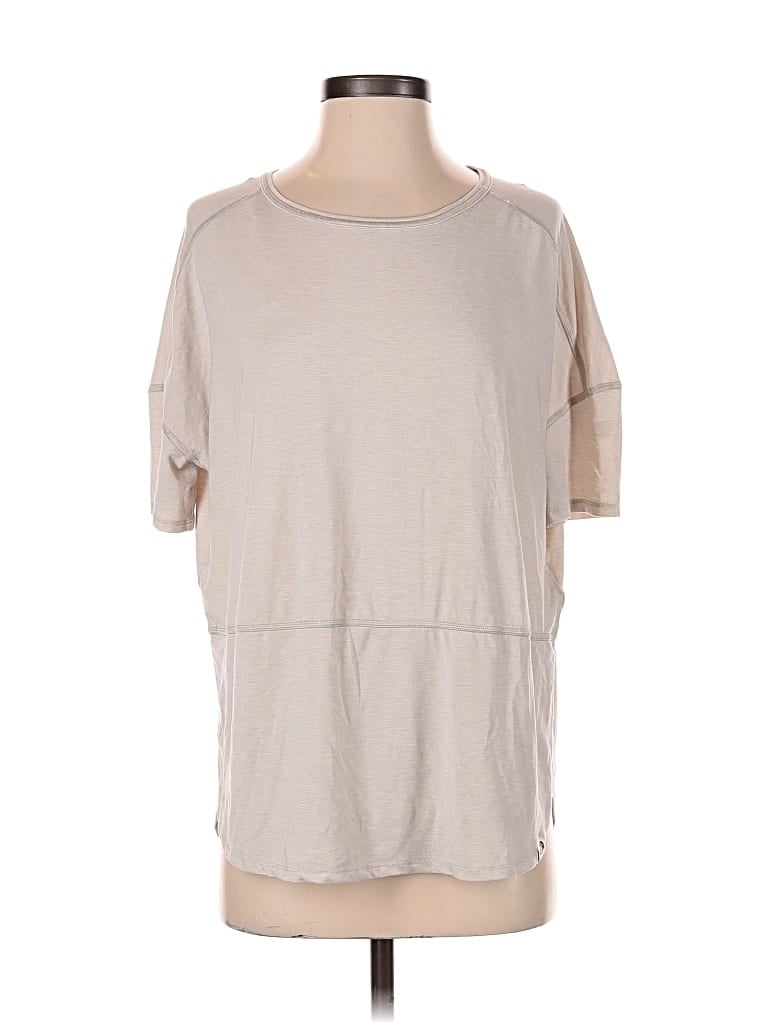 Pre-owned The North Face 3/4 Sleeve T-shirt In Brown