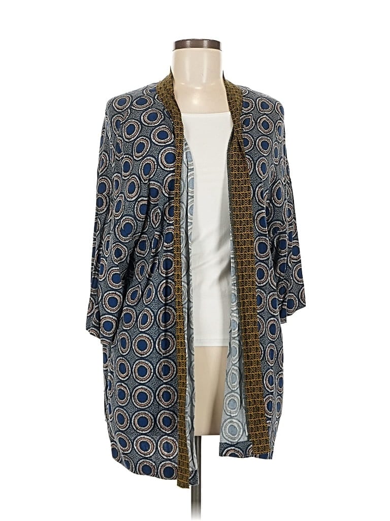 Pre-owned H&m Cardigan Sweater In Blue