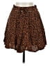 Trixxi 100% Polyester Animal Print Brown Casual Skirt Size S - photo 1