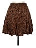 Trixxi 100% Polyester Animal Print Brown Casual Skirt Size S - photo 2