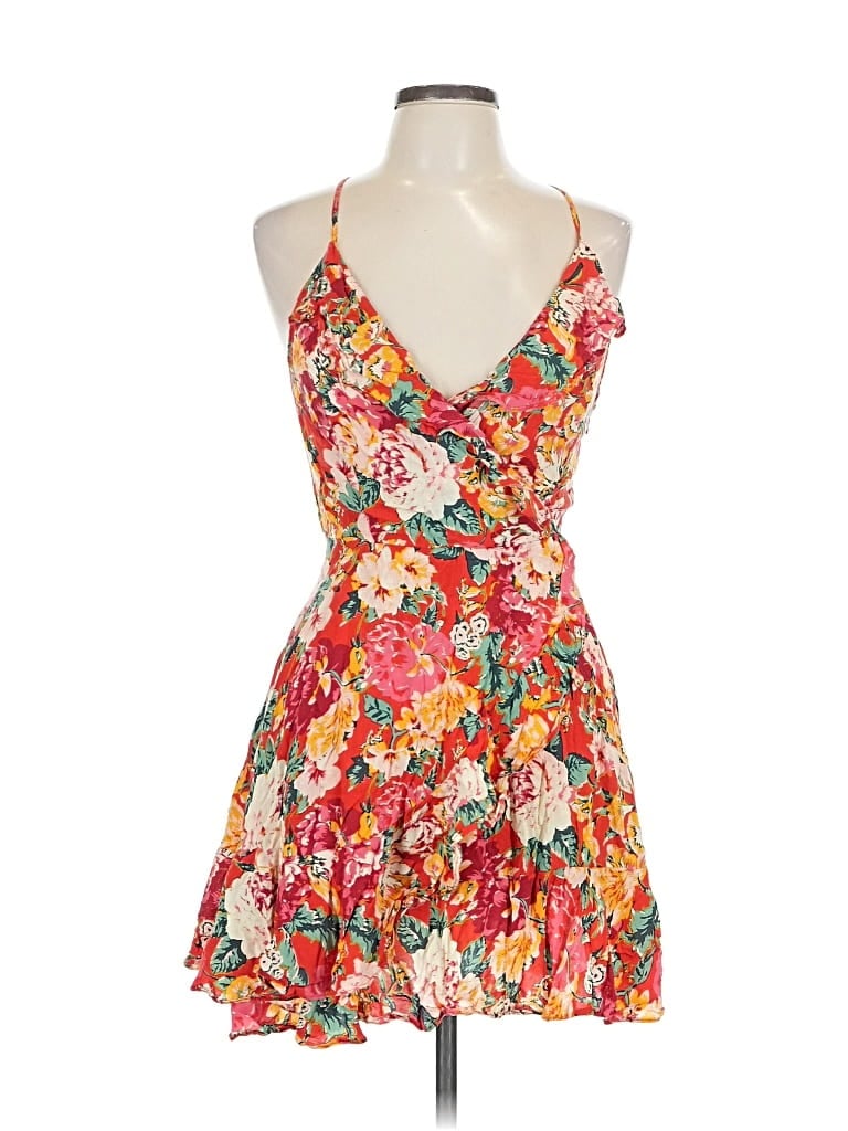 Pre-owned Kimchi Blue Cocktail Dress In Orange