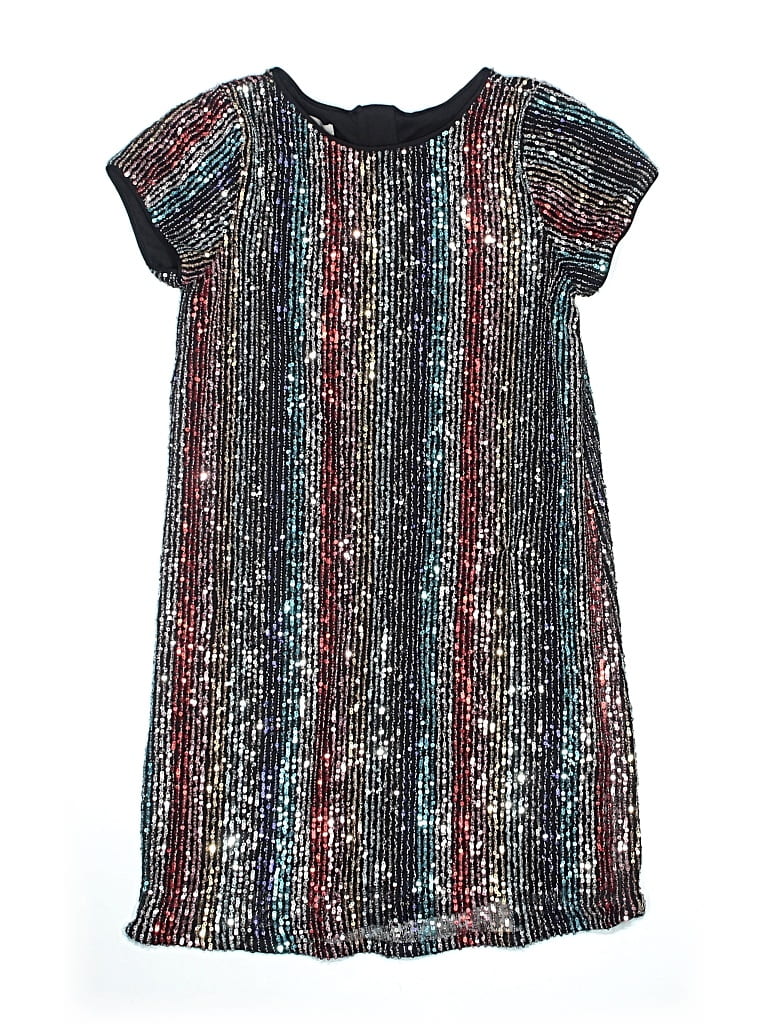 Pre-owned Nordstrom Kids' Dress In Silver