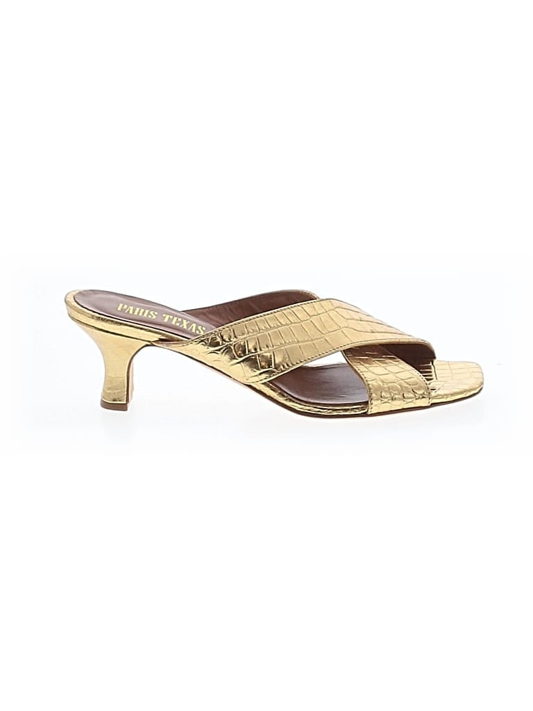Pre-owned Paris Texas Sandals In Gold