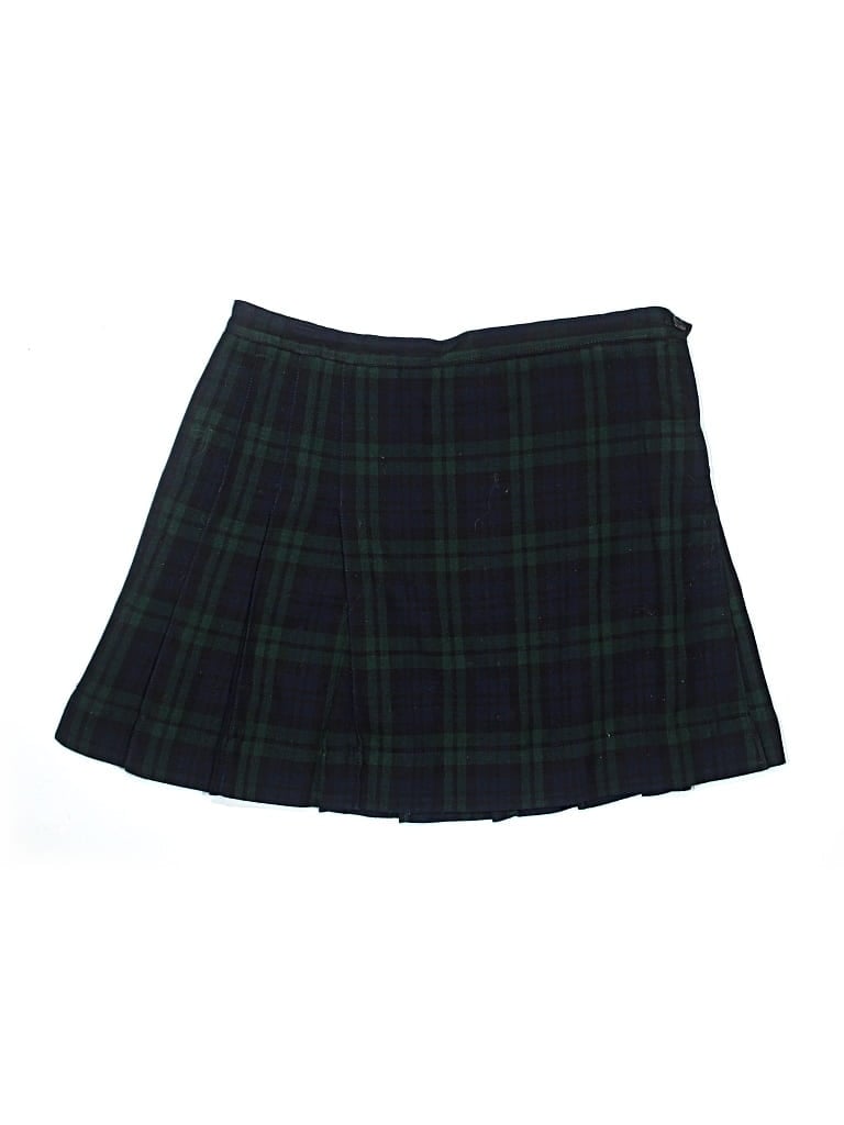 Pre-owned Lands' End Kids' Skirt In Green