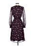 Express 100% Polyester Paisley Burgundy Cocktail Dress Size XS - photo 2