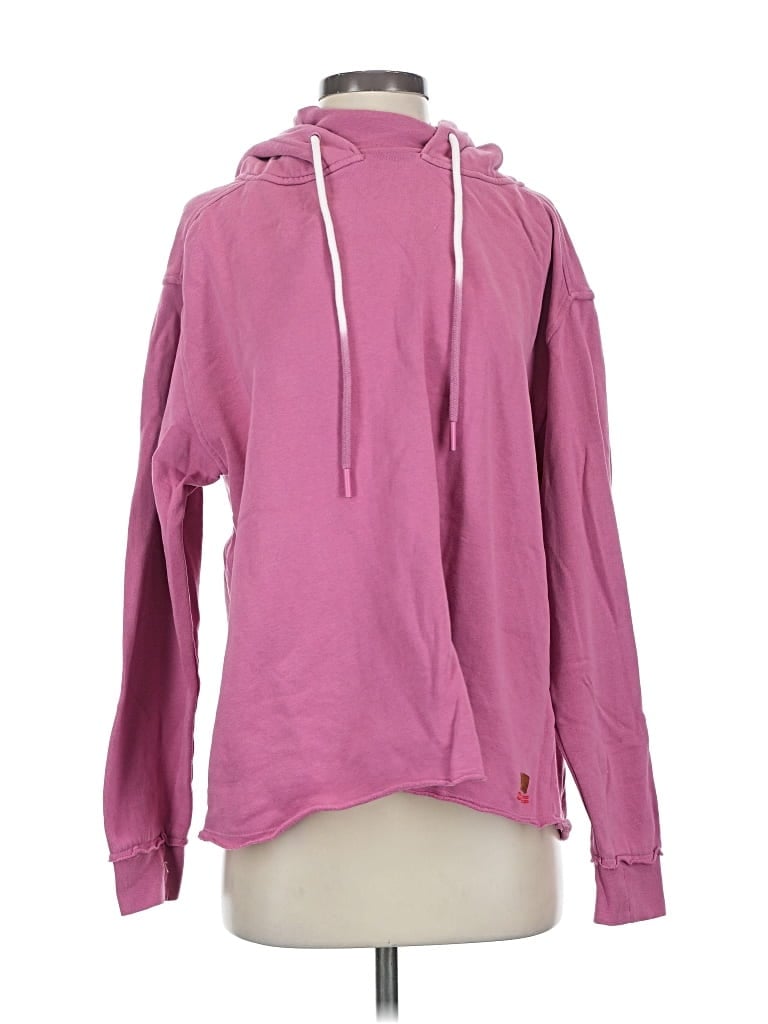 Pre-owned Peace Love World Pullover Hoodie In Pink
