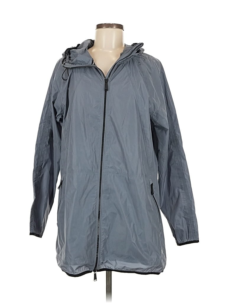 Pre-owned Calvin Klein Performance Raincoat In Gray