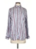 Joie Stripes Blue Long Sleeve Button-Down Shirt Size XS - photo 1