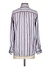 Joie Stripes Blue Long Sleeve Button-Down Shirt Size XS - photo 2