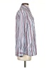 Joie Stripes Blue Long Sleeve Button-Down Shirt Size XS - photo 4