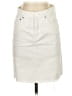 J.Crew Solid Ivory White Denim Skirt Size 24 waist - photo 1