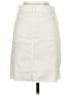 J.Crew Solid Ivory White Denim Skirt Size 24 waist - photo 2