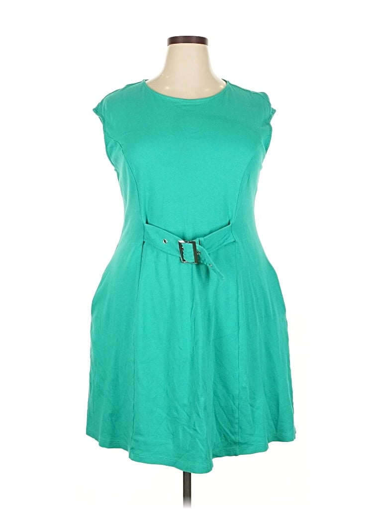 Pre-owned New York And Company Casual Dress In Blue