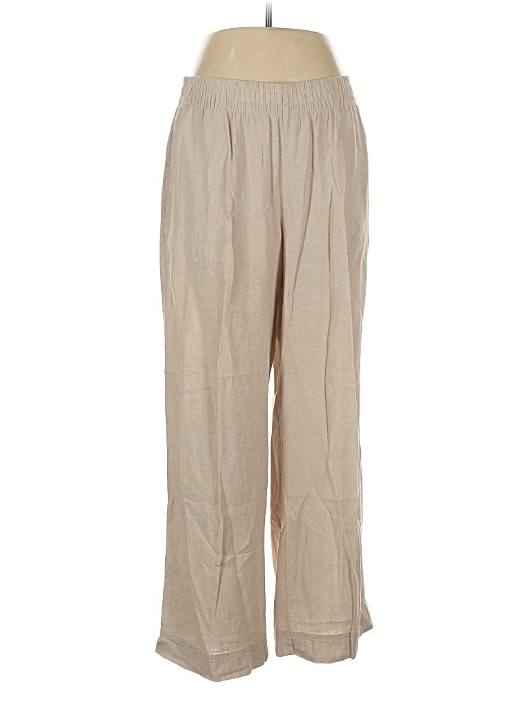 Pre-owned Old Navy Linen Pants In Brown
