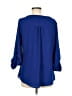 41Hawthorn Blue 3/4 Sleeve Blouse Size M - photo 2