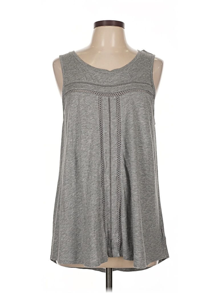 Pre-owned Gap Sleeveless T-shirt In Gray